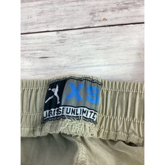 tropical y2k boho indie Lacrosse Unlimited Shorts Mens Brown Short Sz XS - Picture 5 of 6